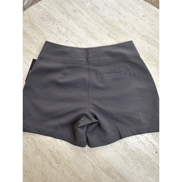 New Slazenger Womens Size 0 Core Hydro-Dry Gray Athletic Shorts Pockets Preppy - Picture 2 of 12